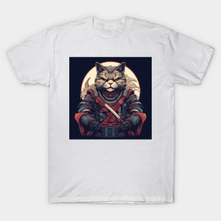 Samurai cat T-Shirt